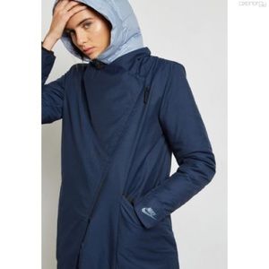 NWT Nike Convertible 3 in 1 Light Weight Down Coat Blue XS
